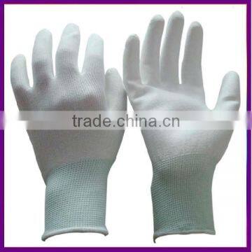 Carbon fiber ESD gloves with pu in palm