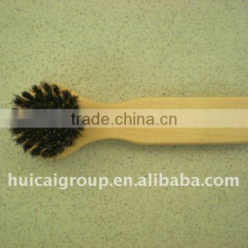 wooden shoe brush