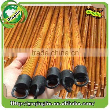 PVC Coated Wooden Stick for Broom Handle With Plastic Hook 120*2.2cm Pvc Coated Wooden Broomstick China Supplier photo-4