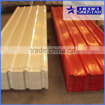 Pre-painted Corrugated Steel Sheet,Metal Roof Sheet Type for Construction Material