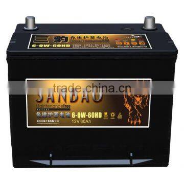 Maintenance Free Automotive Battery(MF Battery) Car Battery