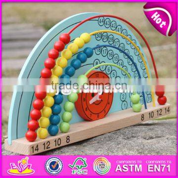 2017 New Design 2 Sided Toddlers Educational Wooden Math Toys With Drawing Board W12A019 photo-4