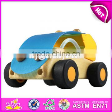 Best design mini cars wooden model toy cars for kids W04A046