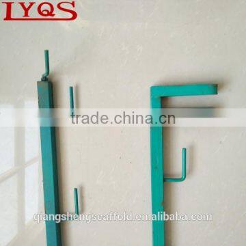 Scaffolding Parts Used Second Hand Square Tube Adjustable Steel Guardrail Post for Sale photo-3