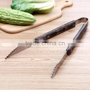 Wholesale Wooden Handle Barbecue Fork Shovel BBQ Tong Set photo-4