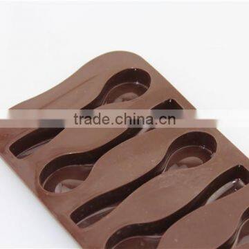 WCJB046 Silicone Spoon Shape Chocolate Cake Candy Mold Sugar Candy Baking Mold photo-4