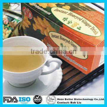 FDA approved Instant Honey Ginger Tea, Herbal Ginger Tea with Honey