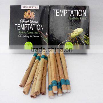 Temptation Bigarettes Herbal Hand Rolled Cigar-20 Pack