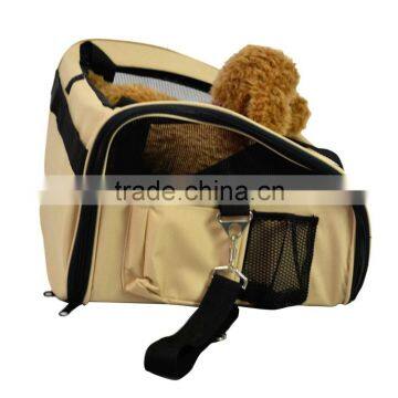 Pet Gog Puppy Car Seat Travel Bag Portable Carrier Crate Safe Cage House photo-5