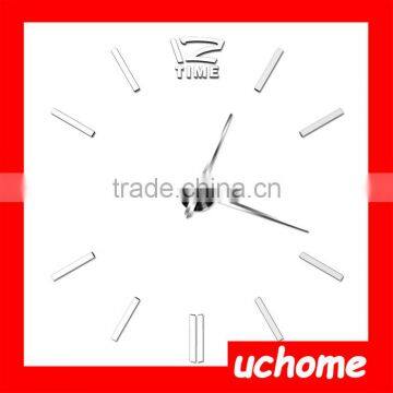 UCHOME New Products Quartz Clocks Fashion Watches 3d Real Big Wall Clock Rushed Mirror Sticker Diy Modern Design Decor photo-6