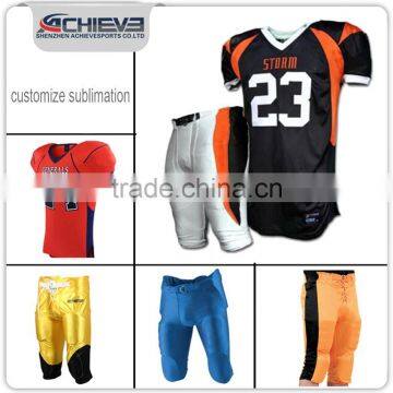 Sportswear manufacturer OEM service custom made american football jerseys