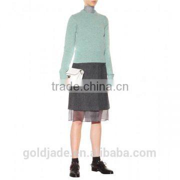 Knitted Cashmere Sweater ,woolen Sweater Designs for Ladies,wool Handmade Sweater Design for Girl photo-2