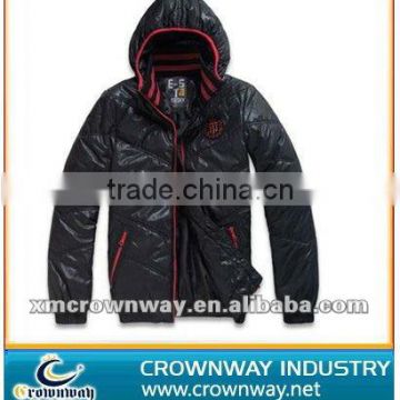 Mens down coats with hood