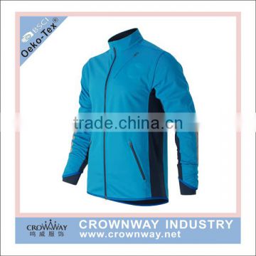 sport polyester tech full zip tracker jacket