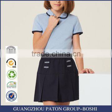 2017 summer girls' new skirt of the new school ribbon A skirt
