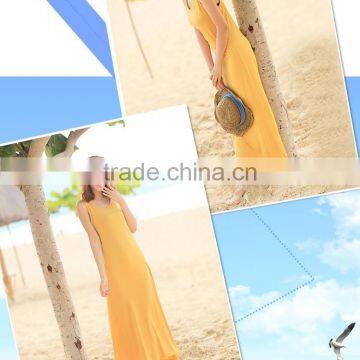 New Fashion 2015 Women Dress Vest Simple Long Dress Women Sexy Long Dress photo-2