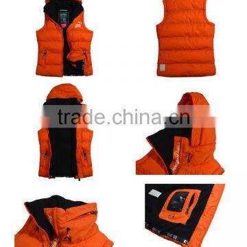 Cheaper Women's Winter Lightweight Vest Jacket Coat With Detachable Hood photo-6