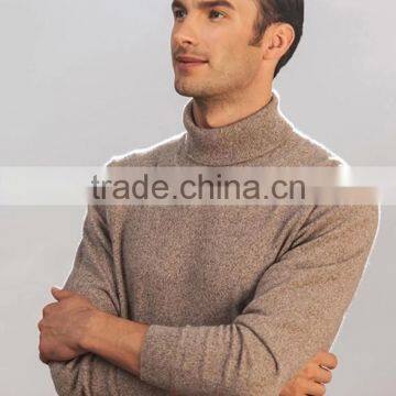 men's knitted wool cashmere sweater with long sleeve