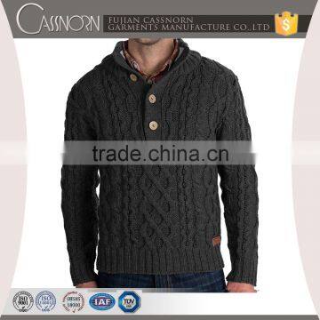 Custom Size Black Fashion Man Sweater photo-2