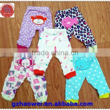 Animal embroidered cotton baby PP pants