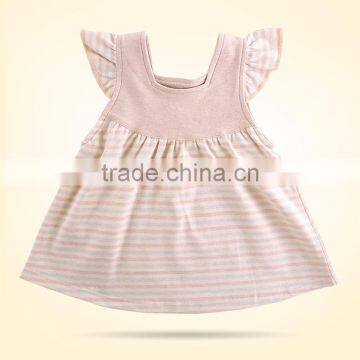 Wholesale Organic Cotton Baby Dress Baby Girl Summer Dress New Design Baby Girls Dress photo-2
