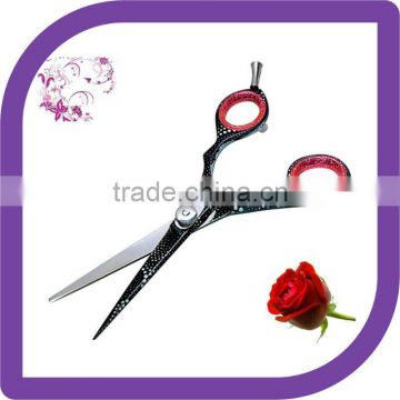 5.5" Hairdressing Hair Cutting Scissors Black Snow Barber Shears