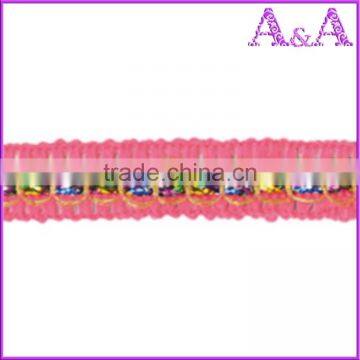 Wholesale New Style Sequin Ribbon Flowers Lace Trim of Decorative Trim photo-5