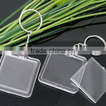 10 Key Chain&Key Rings W/Transparent Acrylic Picture Frames photo-3