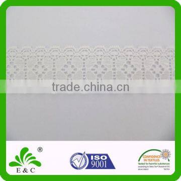 Chinese Style Symmetrical Geometrical Pattern Elastic Lace Trim photo-2