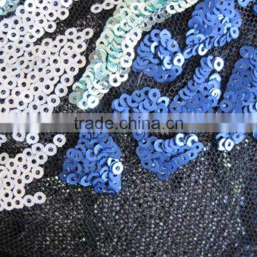 Sequins fabric 3mm sequins fabric lace fabric