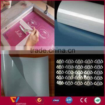 Silver Elastic Laser Cutting Reflective Heat Transfer photo-5