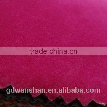 Customized hardcover book binding cotton flocked textile fabric cloth for packaging printing material