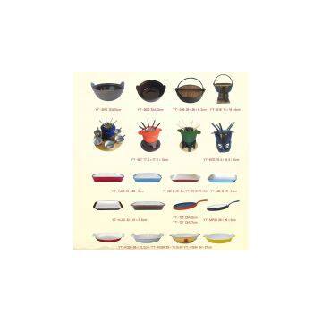 Cast Iron Enamel Casseroles Cookware Bakeware photo-3