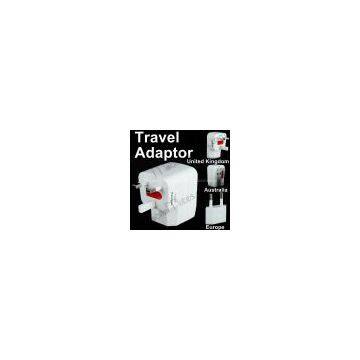3 In 1 World Travel Adapter with USB & LED Indicator