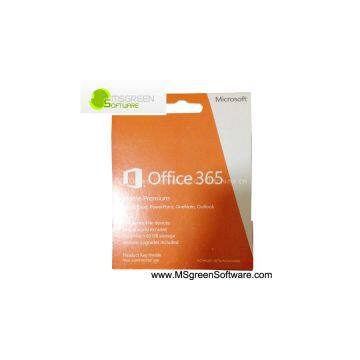 MSgreenSoftware Original Office 365 Home Premium PKC cards