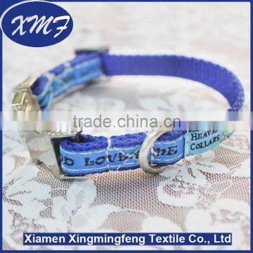 Custom Logo Adjustable Dog Collars With Mental Safety Breakaway Buckles photo-2