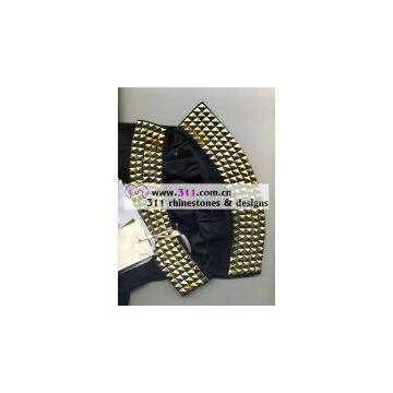 311 Collar Hot-fix Heat Transfer Rhinestone Motif Design