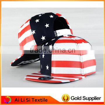 Top Quality Embroidery Customize Snapback Hats,Hip Hop Snapback Caps,Usa Flag Hip Hop Cap