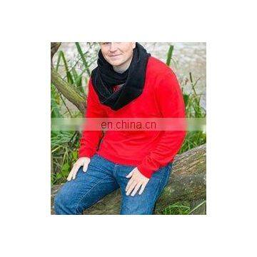 Men`s v-neck knitted cashmere pullover sweater