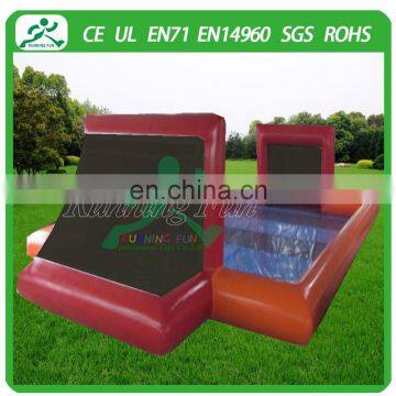 New design airtight inflatable soap soccer fielda, inflatable soap football field, inflatable water soccer field