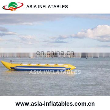 High Quality Double Tube Water Sports Banana Boat Yellow Water Sports Inflatable Banana Boat