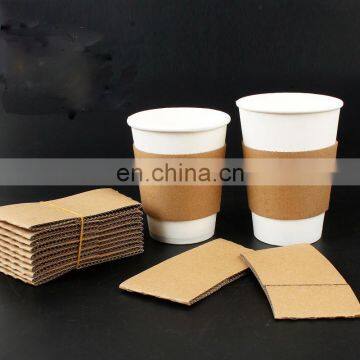 Custom printed paper coffe cup with sleeve