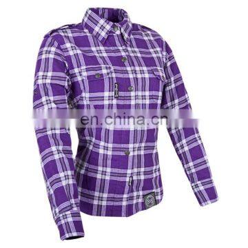 MOTORCYCLE FLANNEL SHIRT / FLANNEL SHIRT FOR WOMEN / SAFETY SHIRT FOR LADIES