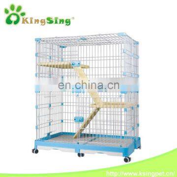 Cat Cages With Climbing Ladders & Rest Benches, Indoor Cat Home Cages in Small-Medium-Large Single-double-three Layer photo-5
