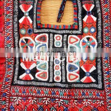 Vintage Banjara Beaded Yoke Neck- Designer Multicolor Yock Neck Patches-Women's Blouse Neck Yokes Patches photo-2