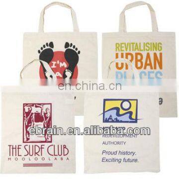 Custom silkprinting white cheap shopping bag,screen printing non woven bag