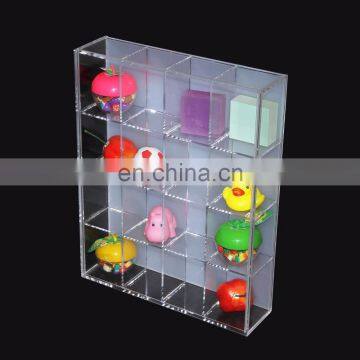 Large Size 4 Tier Clear Acrylic Doll Toy Display Showcase