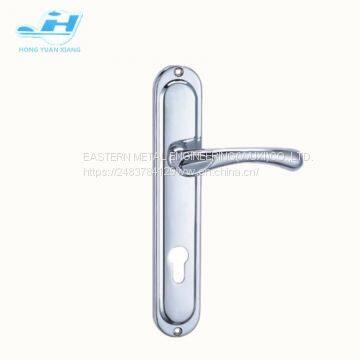 CP Zinc Allow Lever Handle Mortise Lock Door Handle With Cylinder Hole Used in Wooden Door or Bathroom photo-4