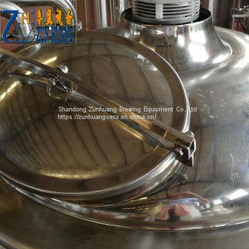 Micro Mini Brewery 3 Vessel Beer Brewing Equipment 500L Beer Mash Tun