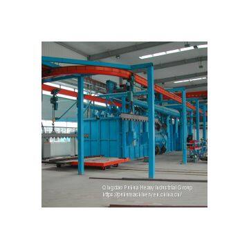 hanger shot blasting machine